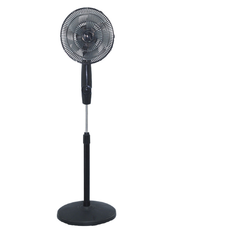 Brehn Solar-Powered Stand Fan Adjustable Height Eco-Friendly Indoor Cooling Fan