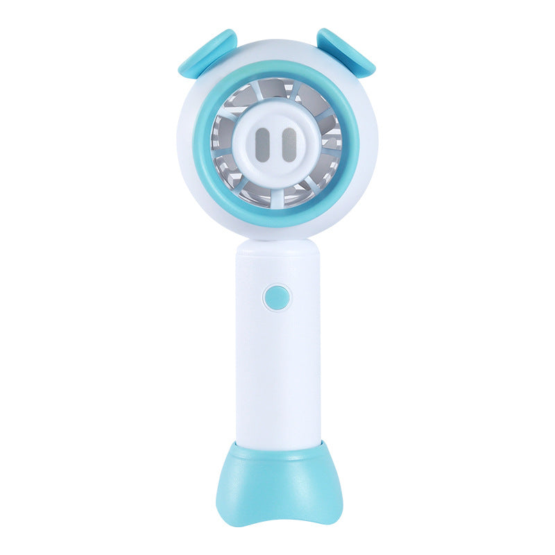Portable Hand Fan for Women Cute Animal Design Lightweight Quiet Operation Battery Powered