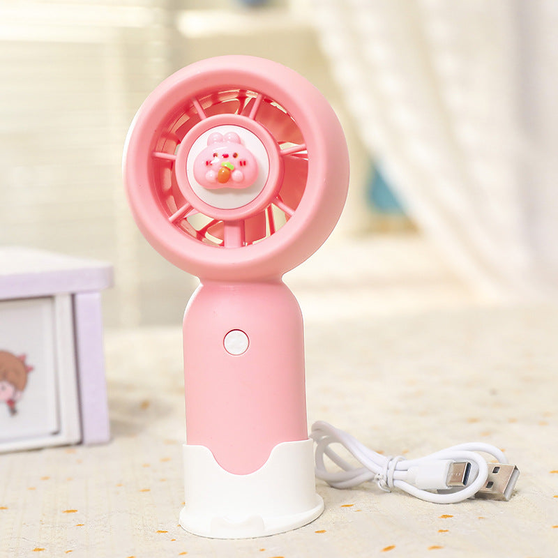 Portable Hand Fan for Women with Powerful Battery Long-Lasting Runtime Ergonomic Design Compact Size