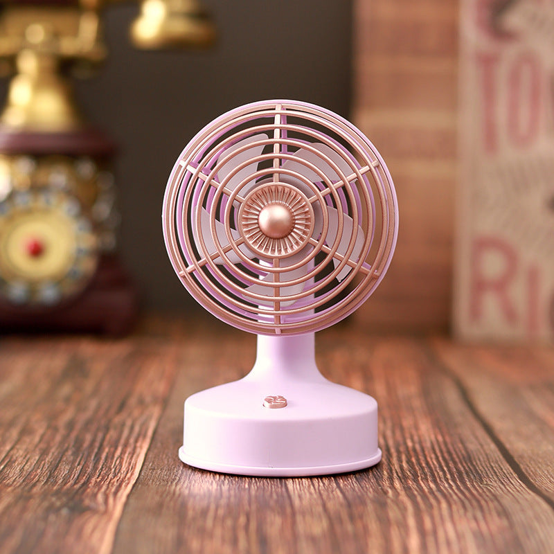 Portable Table Fan Compact Lightweight Personal Cooling Fan for Home Office Travel