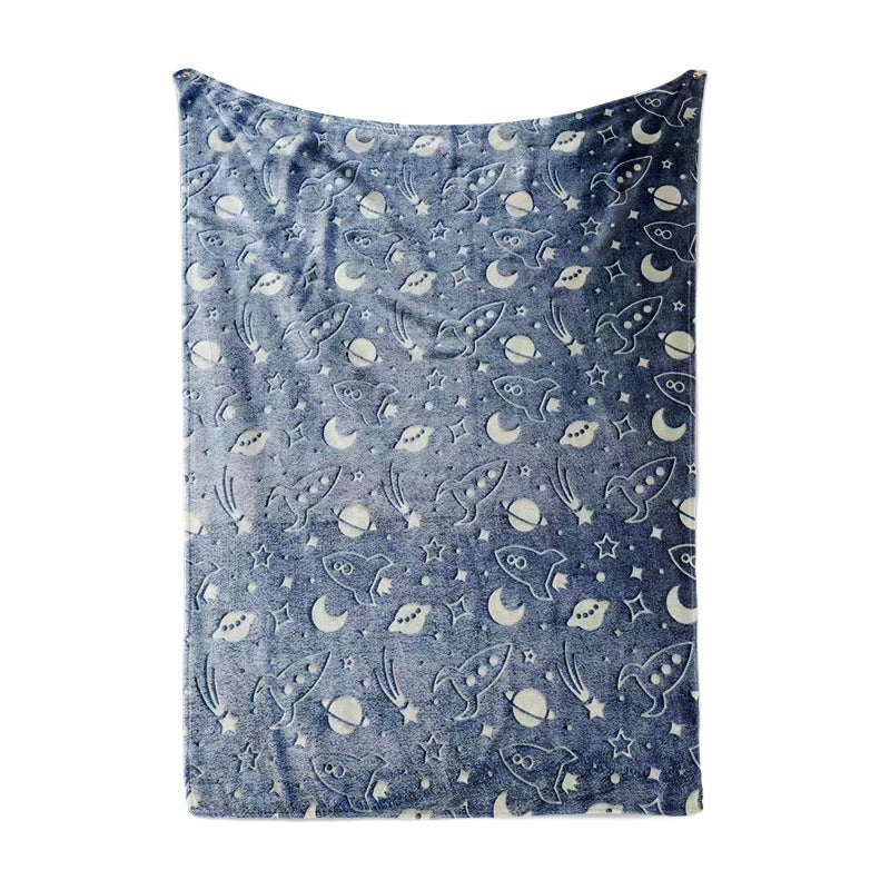 Brehn Unisex Dino Fleece Blanket Soft Warm Microfiber Kids Dinosaur Throw Blanket