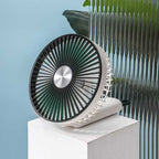 Portable USB Desk Fan Rechargeable Foldable Stand Adjustable Tilt Unisex