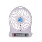 Portable Battery Operated Fan Rechargeable with 3 Speed Settings Compact Lightweight Personal Cooling Fan