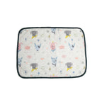 Harrow Pet Bed Soft Velvety Comfort Mat Non-Slip Floral Design for Dogs and Cats