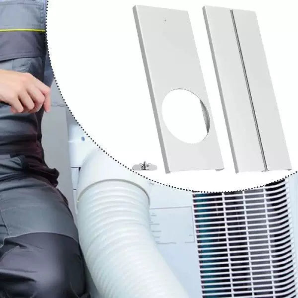 Portable Air Conditioner Window Ventilation Panel Adapter Universal Sliding Window Exhaust Kit