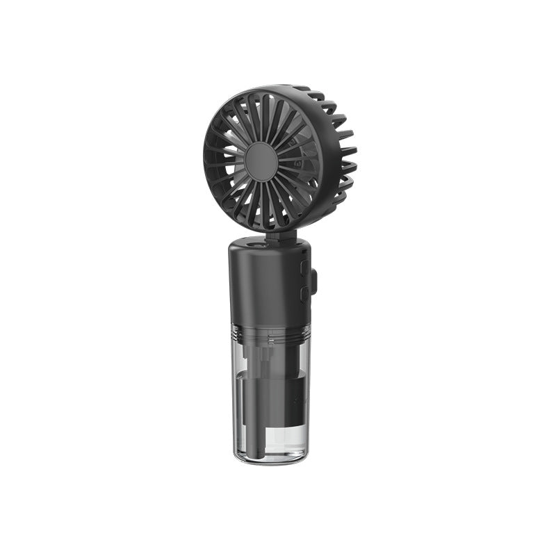 Portable Fan with Water Mist Rechargeable Handheld Cooling Fan Unisex
