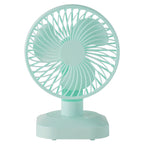 Portable Table Fan USB Rechargeable Multiple Speed Levels Compact Quiet Operation