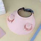 Unisex Portable Cooling Fan Hood Lightweight Wearable with Dual Fans and Adjustable Speed