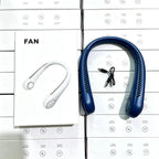 Women's Portable Neck Fan Rechargeable USB Quiet Adjustable Speed
