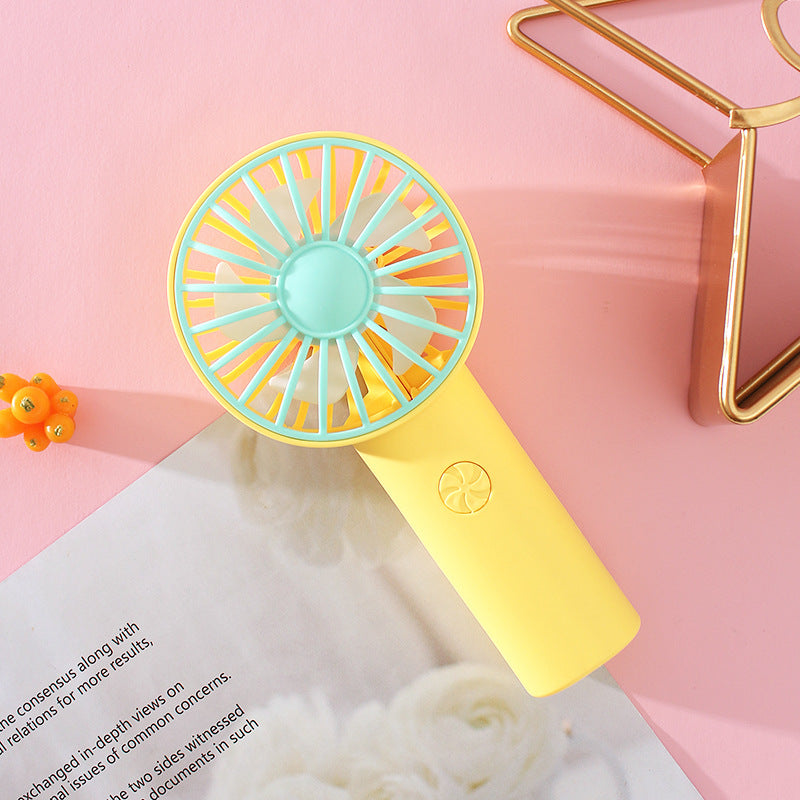 Portable Hand Fan with Ergonomic Grip and Long-Lasting Battery