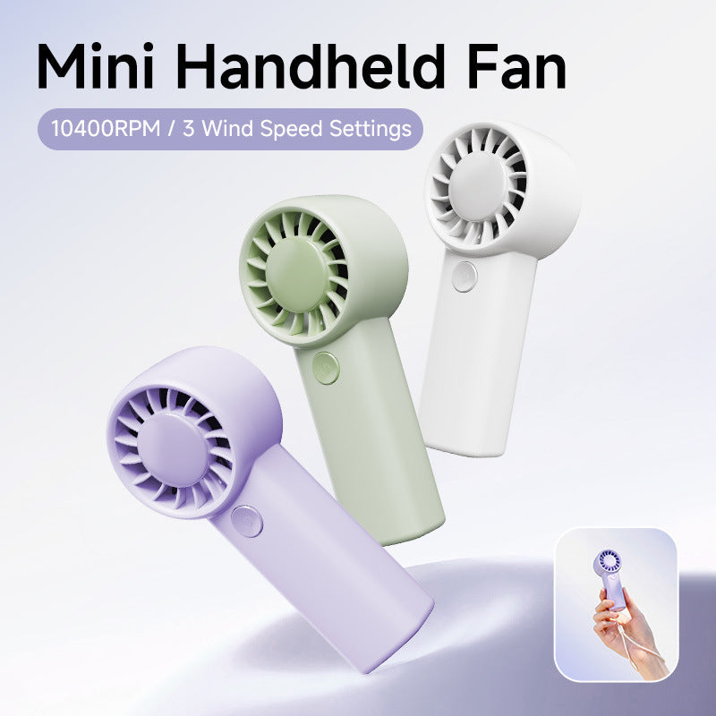 Portable Mini Fan USB Rechargeable Compact Quiet Personal Cooling Fan with Multiple Speeds