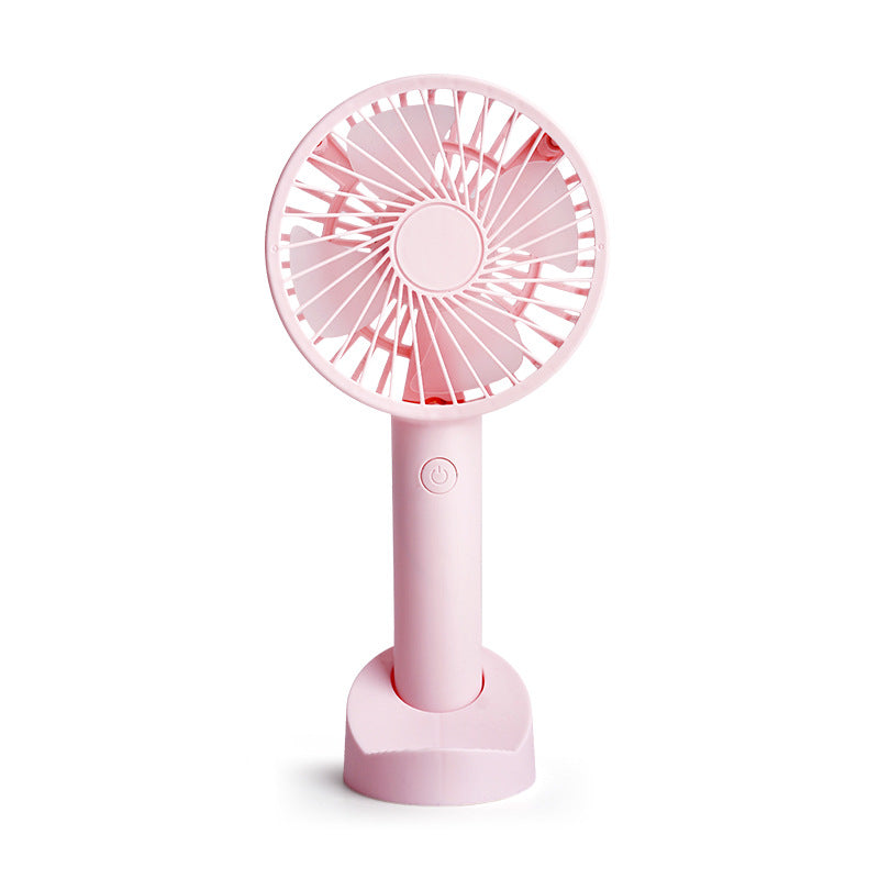 Portable Handheld Fan USB Rechargeable Compact Quiet Ergonomic Design for Women