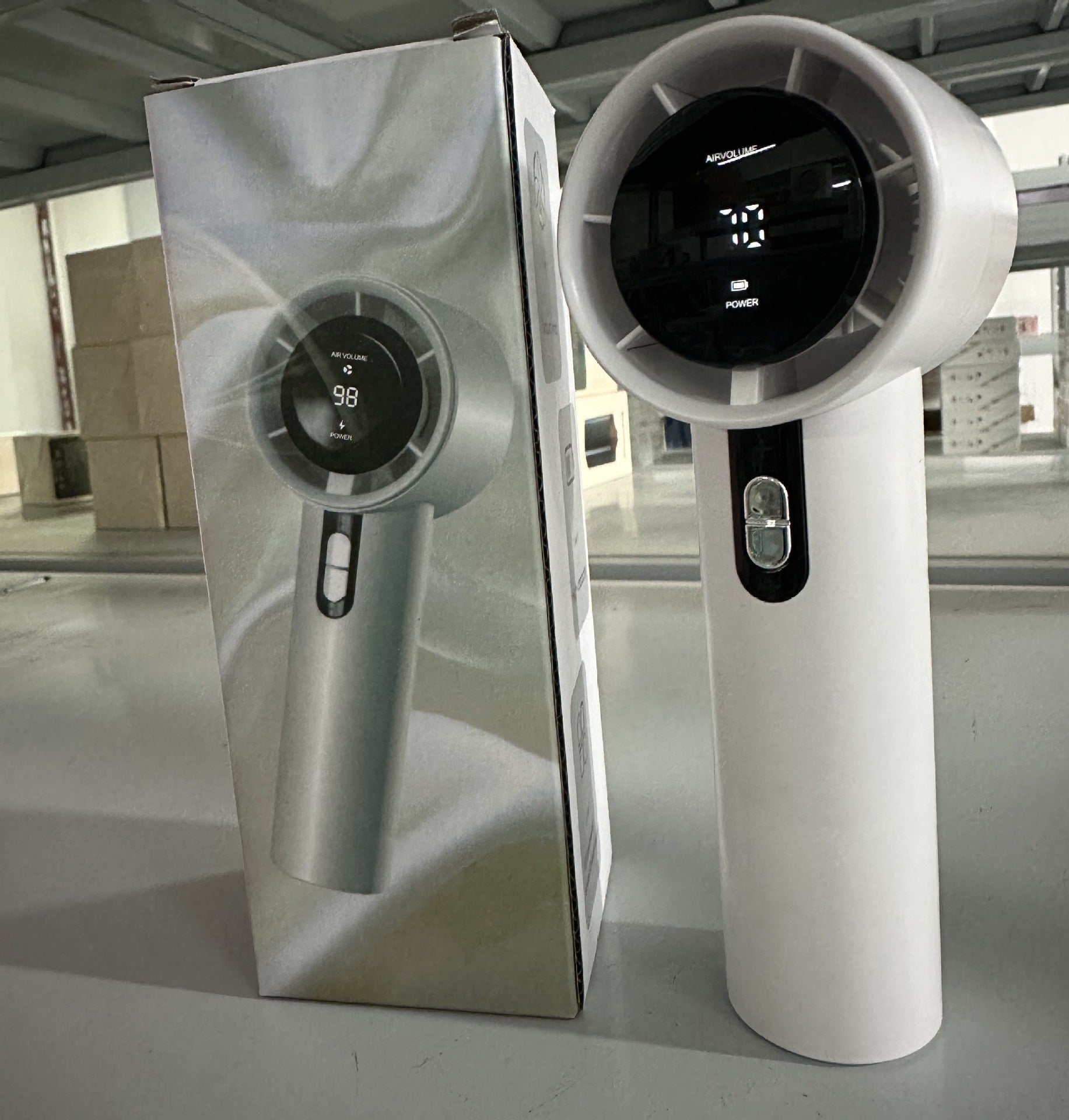 Portable Rechargeable Air Purifier with Digital Display Compact Quiet Operation