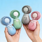 Harrow Mini Portable Handheld Cooling Fan Rechargeable Quiet Multi-Speed Compact