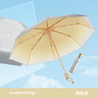 Women’s Sun Protection Umbrella UV Protection Windproof Compact Lightweight Sunshade