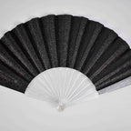 Ladies Hand Fan Glittering Sparkling Foldable High-Quality Material