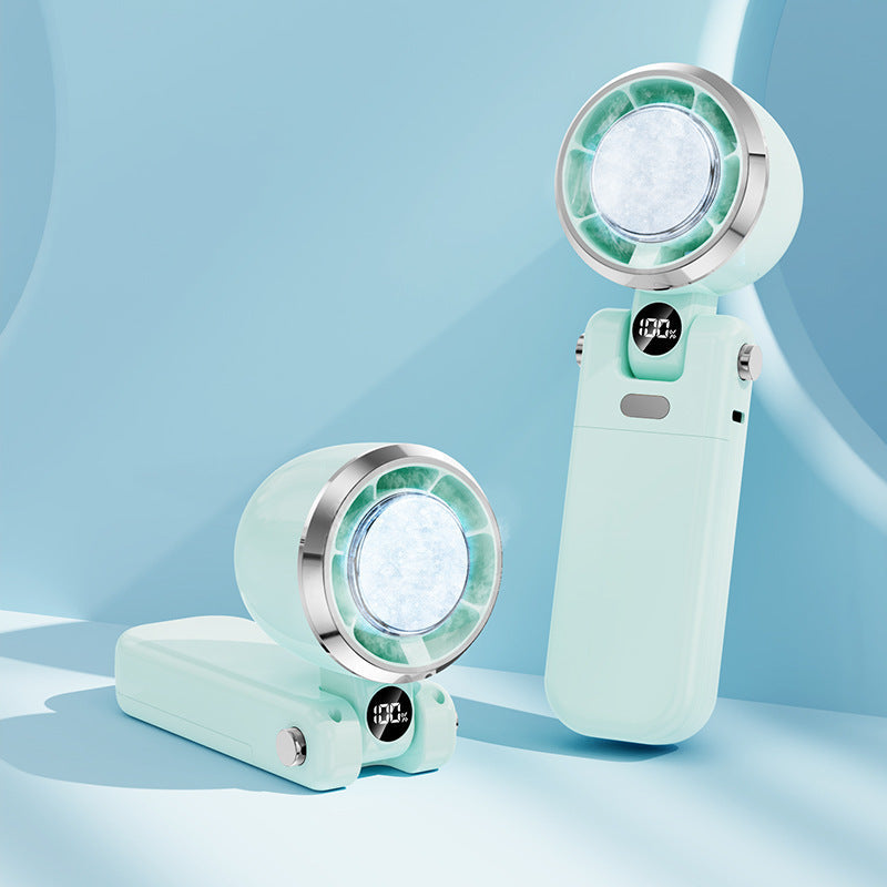 Portable Mini Air Cooler with Spray Function Compact Personal Fan