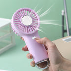 Rechargeable Handheld Cooling Fan Portable USB Personal Fan with Multiple Speeds
