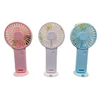Harrow Portable Mini Fan Rechargeable USB Quiet Lightweight Personal Cooling Fan