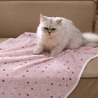 Women’s Cozy Polka Dot Blanket Soft Warm Lightweight Throw for Sofa Bed