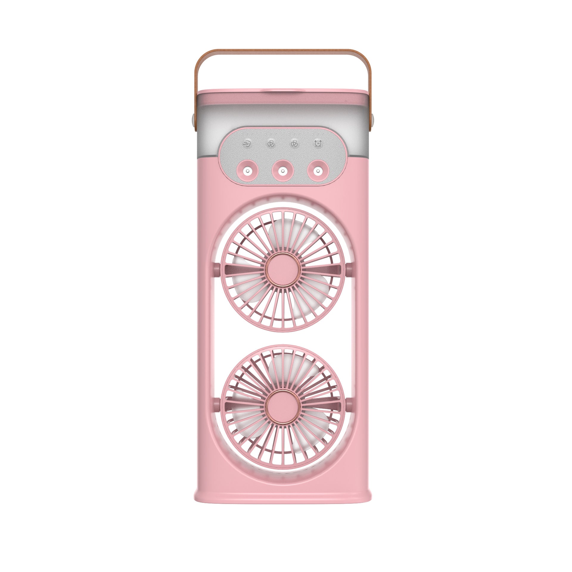 Portable Dual Fan Lightweight Rechargeable Personal Cooling Fan