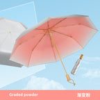 Women’s Sun Protection Umbrella UV Protection Windproof Compact Lightweight Sunshade