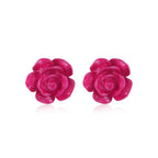 Women's Lightweight Star Earrings Enamel Flag Design Fishhook Closure Zinc Alloy