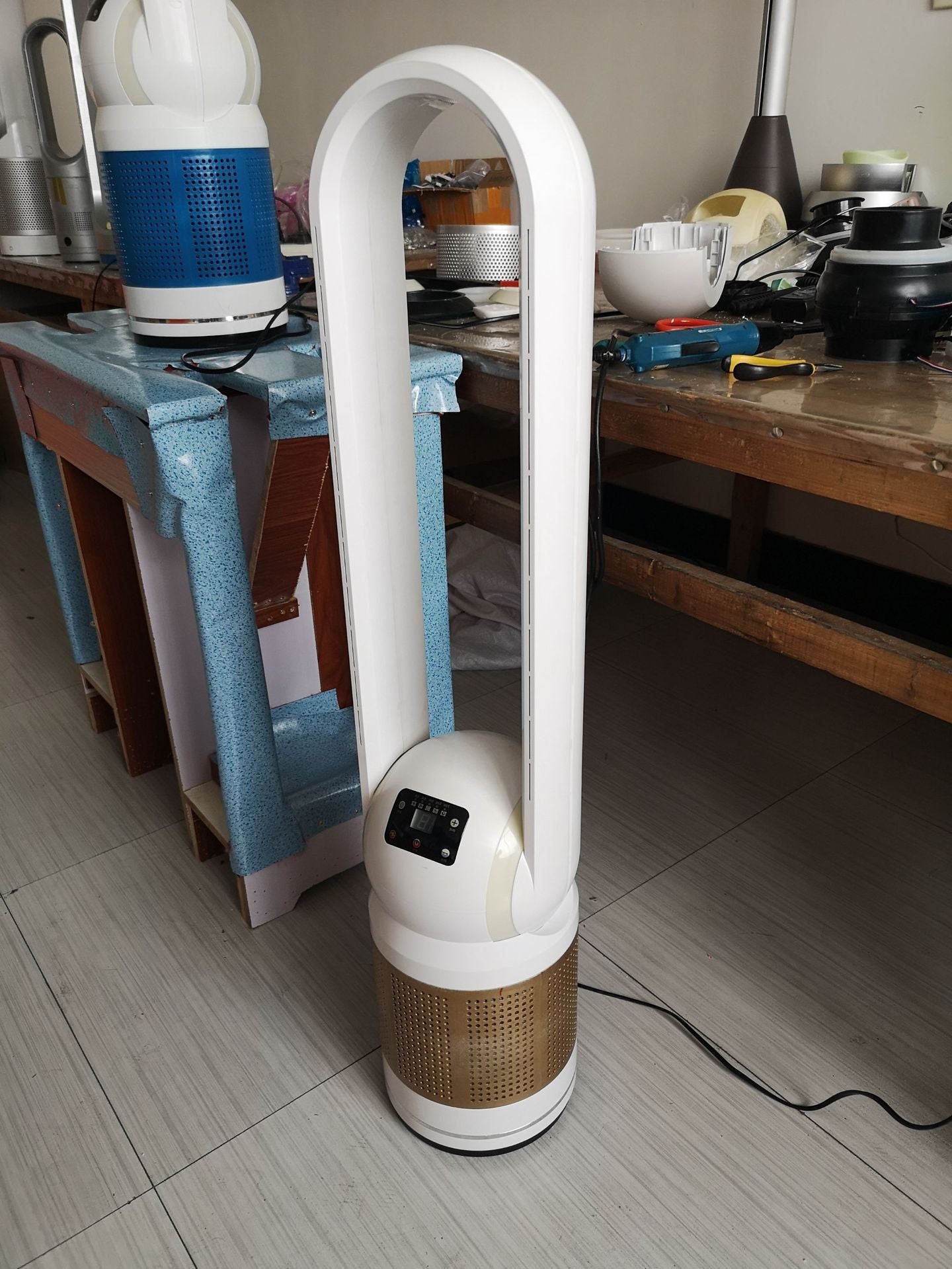 Air Purification Tower with HEPA Filter and Quiet Operation Multi-Functional Cooling Fan
