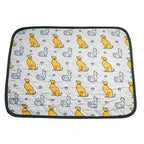 Harrow Pet Bed Soft Velvety Comfort Mat Non-Slip Floral Design for Dogs and Cats