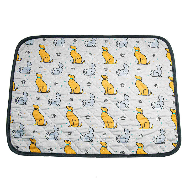 Harrow Pet Bed Soft Velvety Comfort Mat Non-Slip Floral Design for Dogs and Cats