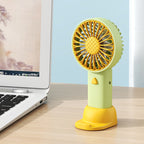 Portable Mini Fan for Women USB Rechargeable Adjustable Speed Compact