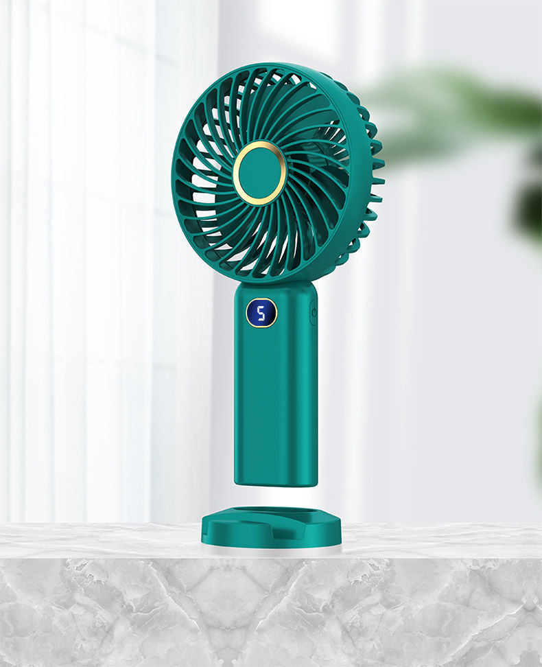 Portable Handheld Fan USB Rechargeable Lightweight Quiet Cooling Fan for Women