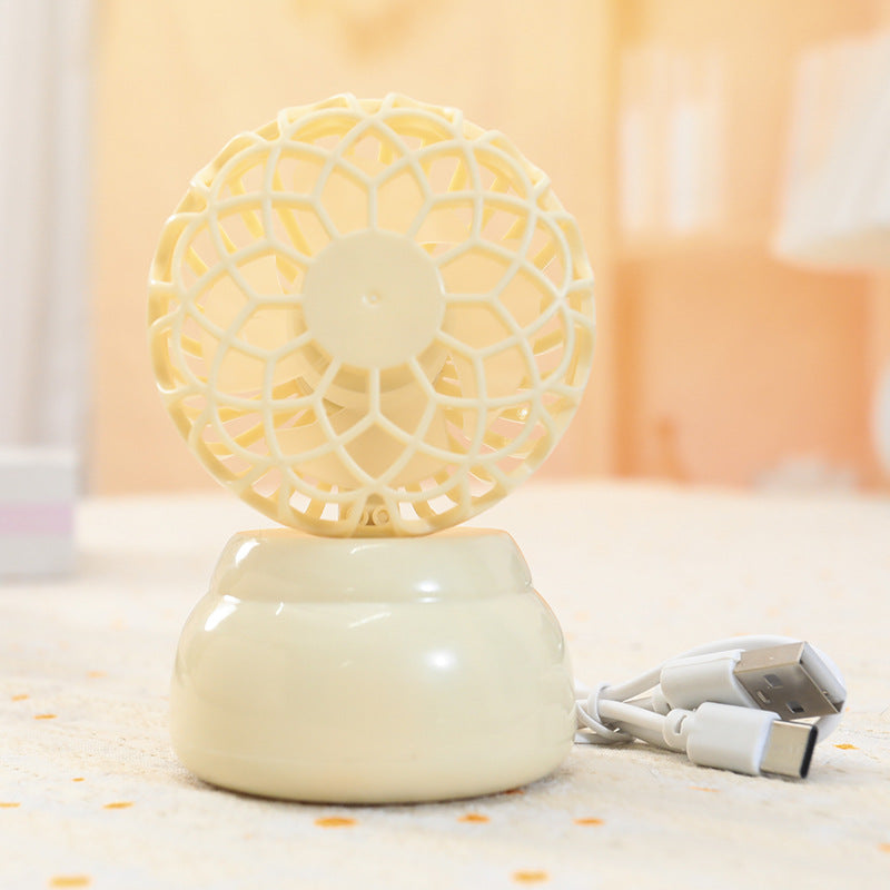 Portable USB Fan with Multiple Speeds Compact Quiet Operation Lightweight Personal Cooling Fan