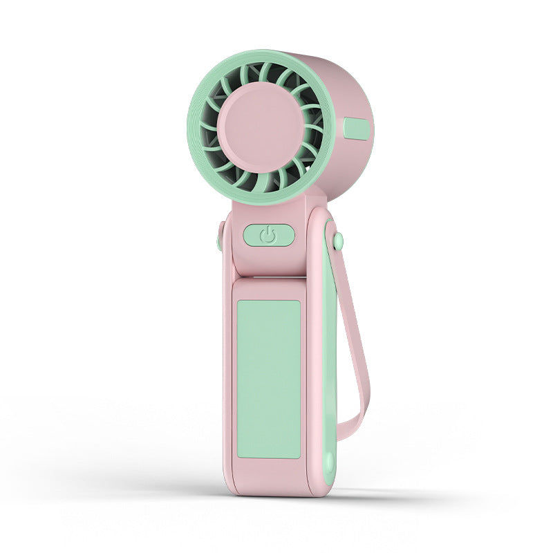 Harrow Rechargeable Portable Handheld Fan with Adjustable Speeds and Flexible Stand