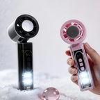 Portable Mini Handheld Fan with Digital Control USB Rechargeable Compact Personal Fan