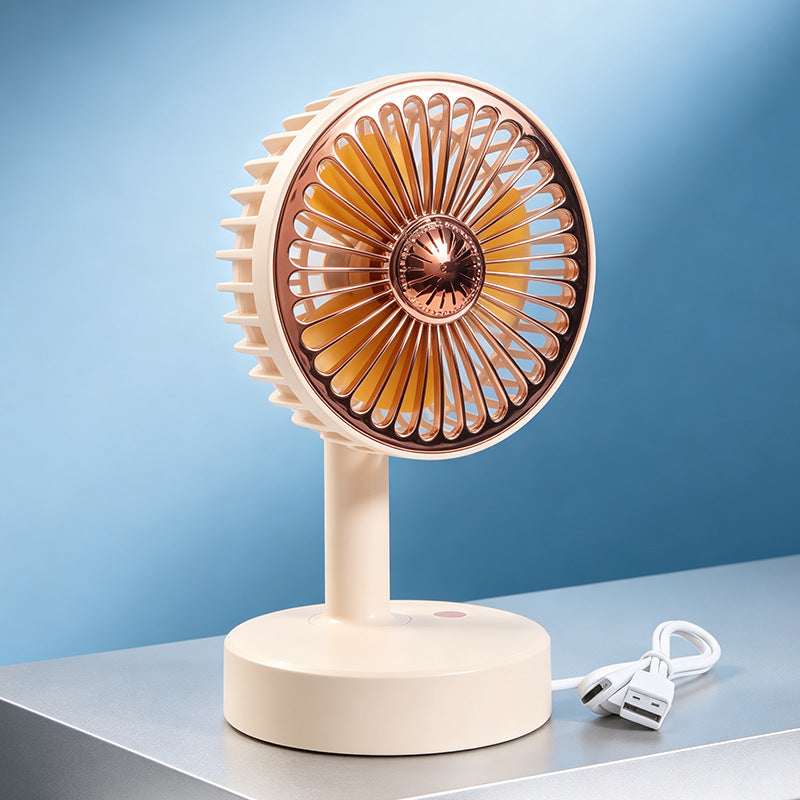 Portable USB Table Fan with Digital Speed Display Adjustable Tilt Lightweight and Energy Efficient