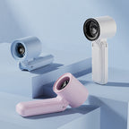 Portable Digital Handheld Cooling Fan with Adjustable Speeds and Rechargeable Battery