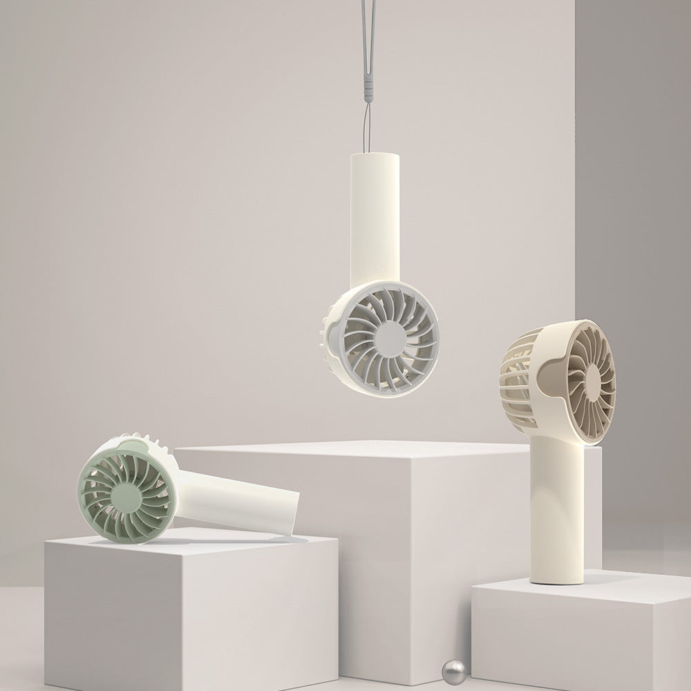 Portable Handheld Fan Rechargeable USB Quiet Brushless Motor Compact Lightweight