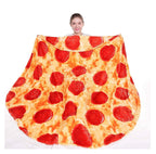 Fun Blanket Soft Cozy Fabric Unisex Tortilla Design Large Machine Washable