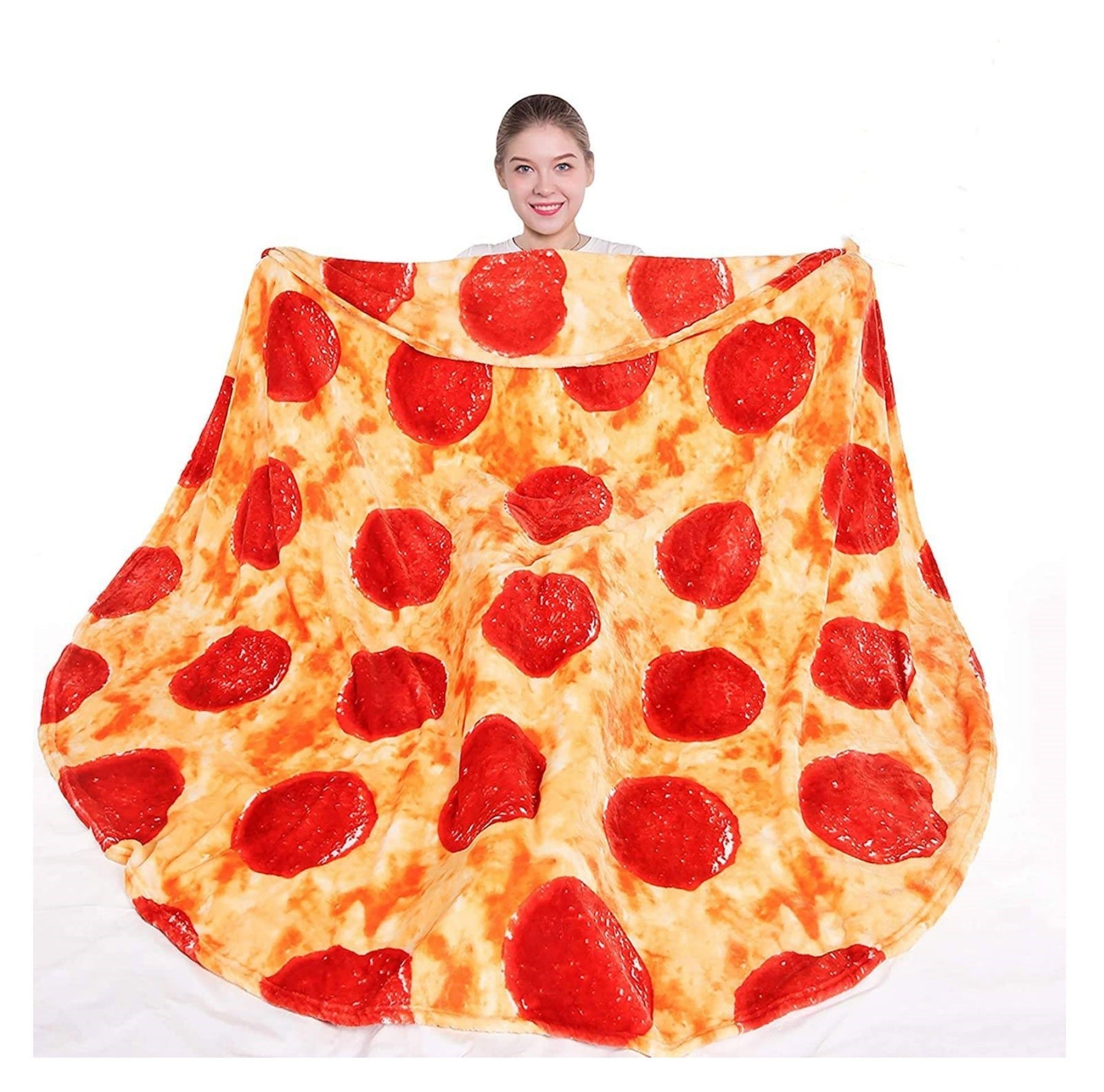 Fun Blanket Soft Cozy Fabric Unisex Tortilla Design Large Machine Washable