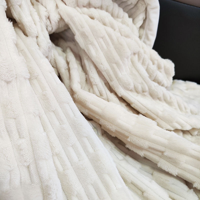 Brehn Soft Fleece Blanket Warm Cozy Throw for Living Room Bedroom Travel