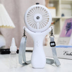 Portable Mini Hand Fan With Spray Function Ergonomic Design Lightweight Personal Cooling