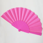 Ladies Hand Fan High-Quality Paper and Natural Wood Elegant Foldable Handheld Fan