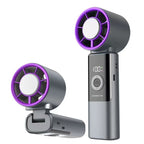 Portable Mini Fan USB Rechargeable Compact Adjustable Speed Portable Cooling Fan
