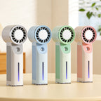 Portable Facial Mist Sprayer with USB Rechargeable Mini Fan Ultrasonic Hydrating Skincare Device