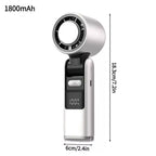 Rechargeable Portable Bladeless Mini Fan Foldable Head USB-C Travel Desk Cooler