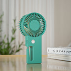 Harrow Portable Adjustable Handheld Fan Rechargeable Quiet Lightweight Personal Cooling