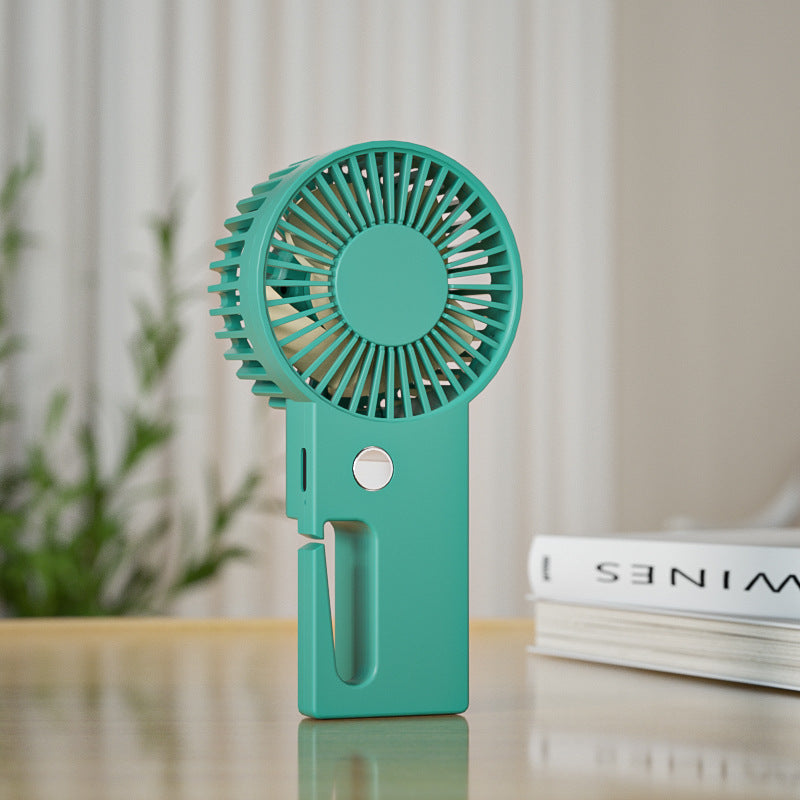 Harrow Portable Adjustable Handheld Fan Rechargeable Quiet Lightweight Personal Cooling