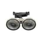 Dual-Head Adjustable Ceiling Fan with Rotatable Heads for Personalized Airflow