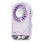 Portable Mini Fan Ultra-Thin Lightweight Quiet Operation Smart Control LED Indicator for Travel Office Home